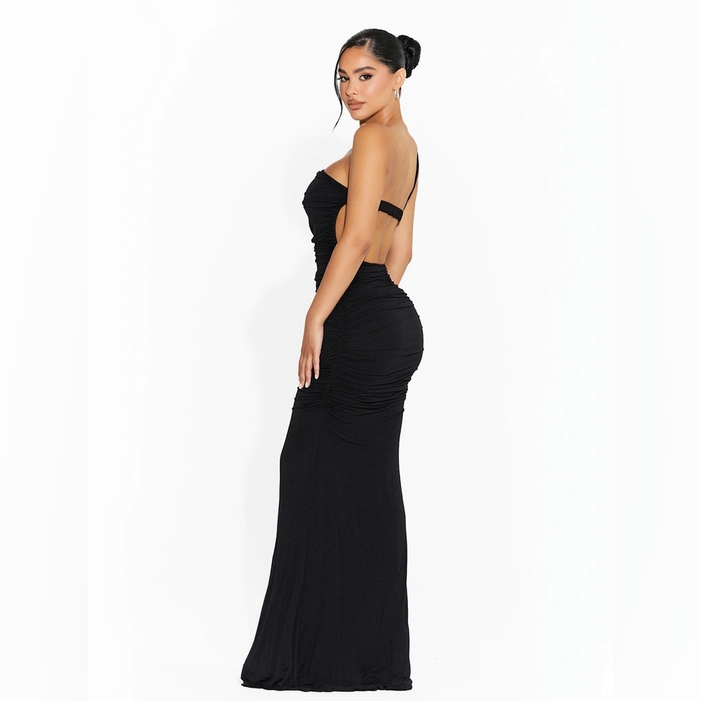 Naked Wardrobe One-Sided Maxi Dress